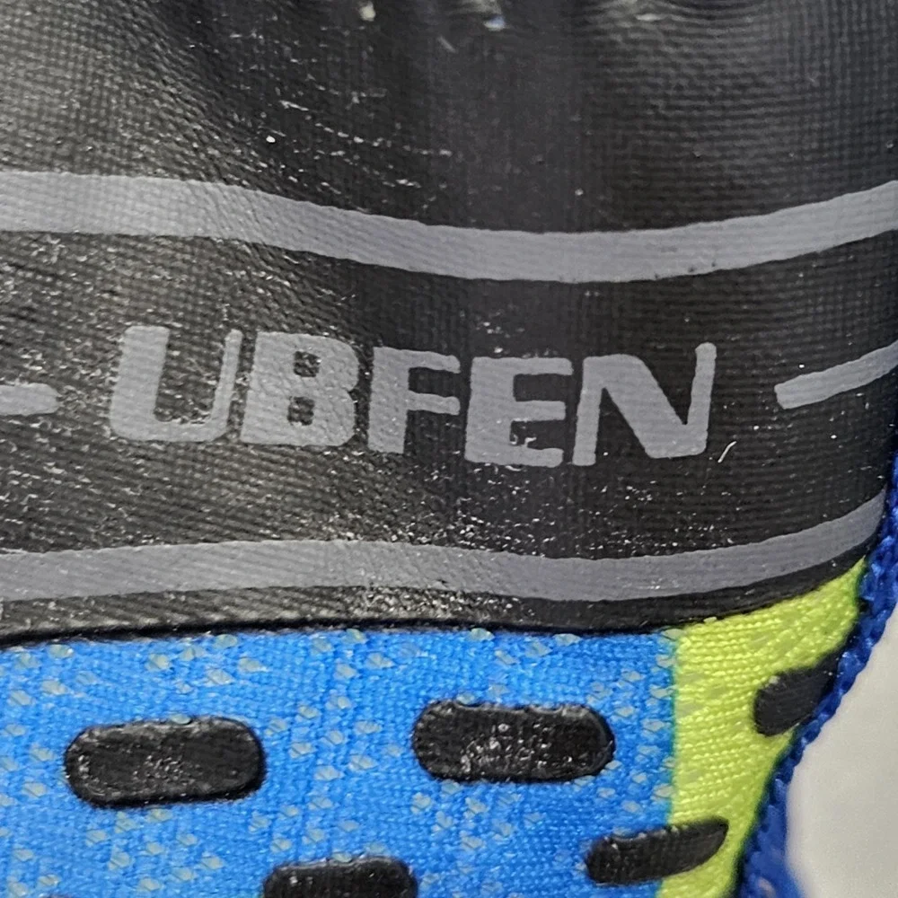 UBFEN Water‎ Shoes Kids Sz 3 35 Blue Camo Aqua Socks Beach Pool Swim Barefoot